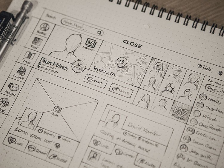 Abitant morbi wireframe design